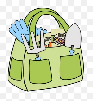Gardening Bag | Garden Images, Garden Bags, Garden Clipart