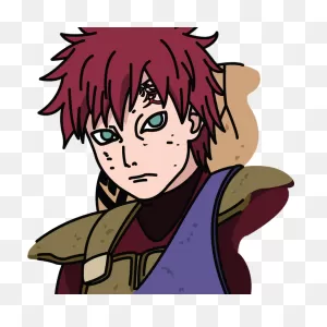 How To Draw Gaara, Naruto, Japanese Manga, Easy Step - Naruto Easy ClipartFlare.com 