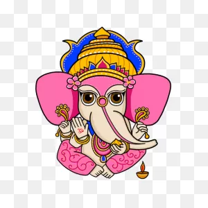 Ganesha | Dessin Ganesh, Artisanat Alien, Mandala Autocollant