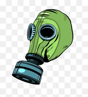 Mask Clip Art - Gas Mask Clip Art - (456X594) Png Clipart Download
