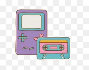 Gameboy And Cassette Transparent - ClipartFlare