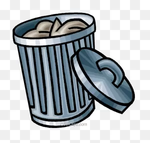 Garbage, Garbage Can Royalty Free Vector Clip Art Illustration ClipartFlare.com 