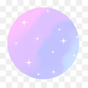 Transparent Stars Circle Png - Kawaii Pastel Galaxy Background ClipartFlare.com 