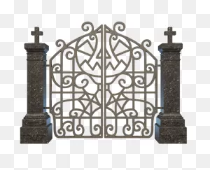 Halloween Graveyard Gate Png Clipart Image | Halloween Graveyard ClipartFlare.com 