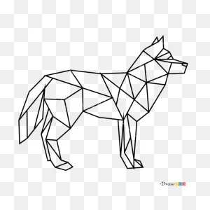 Drawing Polygon Wolf Geometric Clipart - Full Size Clipart ClipartFlare.com 