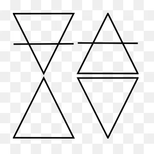 Four Geometric Triangle Symbols Clip Art (110400) Free PNG-WebP ClipartFlare.com 