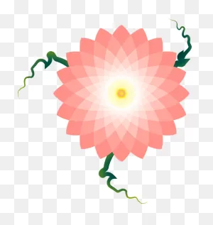 Geometric Flower Vector - Free Vector Graphic On ClipartFlare