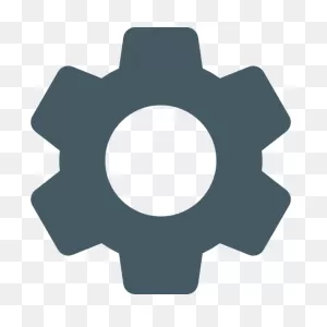 Settings Gear Icon Transparent - ClipartFlare