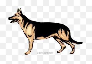 German Shepherd Royalty Free Vector Clip Art Illustration ClipartFlare.com 