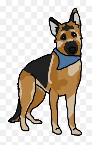 German Shepherd Clipart - Full Size Clipart (#2564264) - ClipartFlare