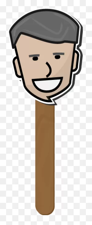 George W. Bush Pop Stick - ClipartFlare Oer