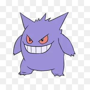 Gengar Pokemon Clipart Transparent Background - ClipartFlare