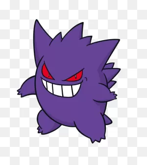 Gengar Pokemon Clipart Transparent - ClipartFlare