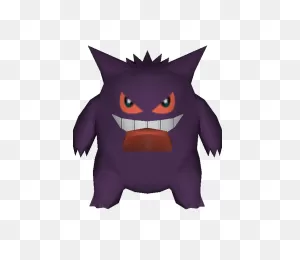 Nintendo 64 - Pokémon Stadium 2 - 094 - Gengar - The ClipartFlare
