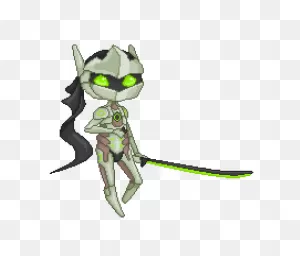 Pixel Chibi : Genji By Luvlylena On 
