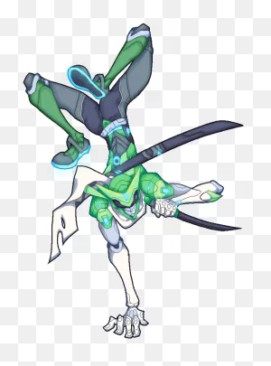 Transparent Genji Png - Overwatch Sentai Genji Fanart Clipart ClipartFlare.com 
