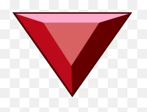 Triangle Clip Gem PNG-WebP Free Stock - Steven Universe Pyrope Gemstone ClipartFlare.com 