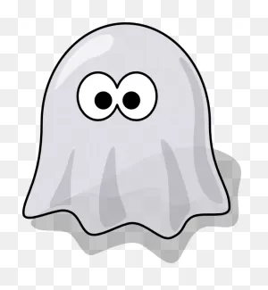 Cartoon Ghost Clip Art (107883) Free Svg Download / 4 Vector