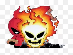 Ghost Rider Clipart Mini - Illustration - Png Download - Large ClipartFlare.com 