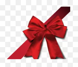 Christmas Ribbon Clipart Exclusive - Red Gift Bow .png Transparent ClipartFlare.com 