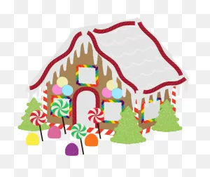 Gingerbread House Clipart - Full Size Clipart (#5757160) - ClipartFlare
