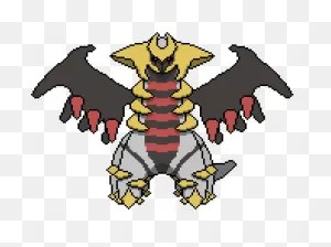 Giratina Pixel Art By Wildthenil On 