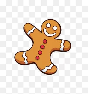 Little Gingerbread Man Clipart Transparent - ClipartFlare