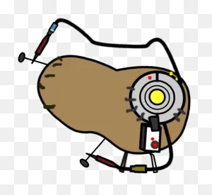 Glados Potato By Jared-Cossington - Portal 2 Potato Glados Drawing ClipartFlare.com 