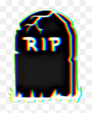 Rip #tombstones #death #black #glitch Clipart - Full Size Clipart ClipartFlare.com 