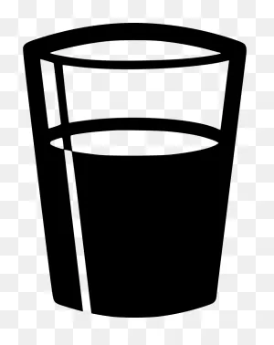 Water Glass - Glass Of Water Icon Vector Clipart - Full Size ClipartFlare.com 