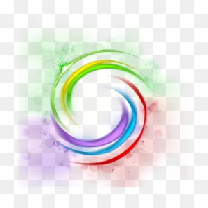 Ftestickers Effect Circle Light Glow Neon Colorful - Png Text ClipartFlare.com 