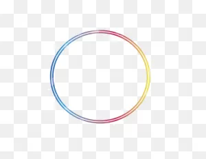 Round Glow Light Effect Transparent Background | 