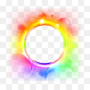 Download Decorative Glare Colorful Light Photoscape Border Round ClipartFlare.com 