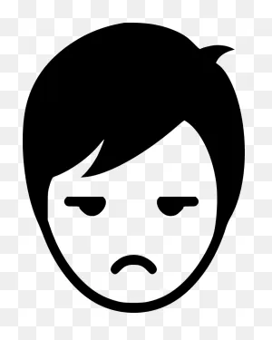 Sad Glare Boy Man Comments - Sad Love In Boy Clipart - Full Size ClipartFlare.com 