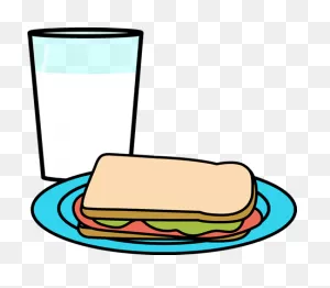 Download Hd Cool Glass Of Milk Clipart Glass Of Milk And Sandwich ClipartFlare.com 