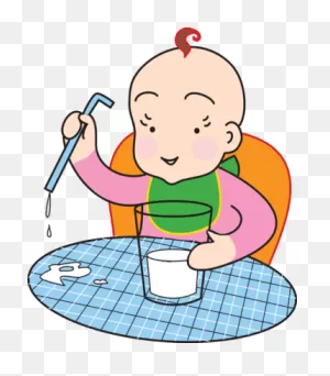 Image: Baby With Glass Of Milk | Baby Clip Art | ClipartFlare ClipartFlare.com