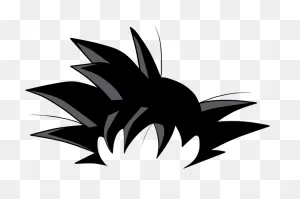 Short Hair Clipart Spiky Hair - Goku Hair Transparent Background ClipartFlare.com 