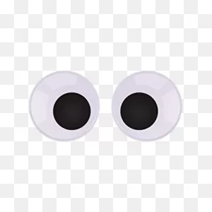 Black Googly Eyes Transparent Png - Stickpng