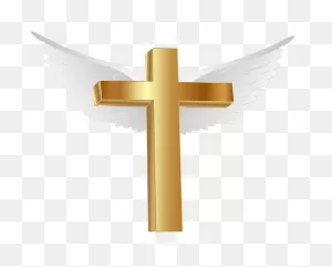 Gold Cross With Angel Wings Png Clip Art Image - Clipart Best ClipartFlare.com 