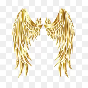 Gold Angel Wings No Bg | Free Svg