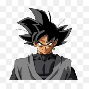 Black Goku Face Transparent Png - Stickpng