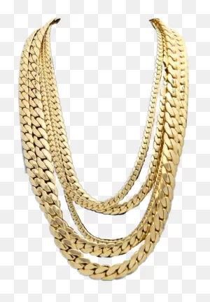 Gold Chain Clipart - Necklace, Yellow, Transparent Clip Art