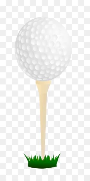 Golf Ball On Tee Clip Art Image - Clipsafari