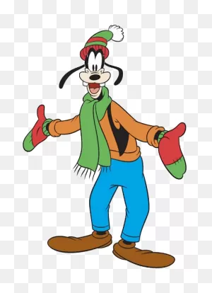 Goofy Winter Scarf | Disney Character Drawings, Goofy Disney ClipartFlare.com 
