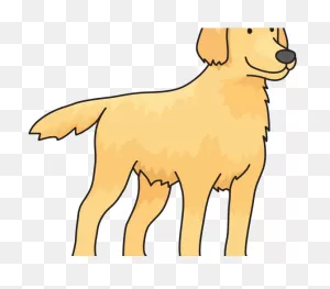 Golden Retriever Clipart Transparent - Golden Retriever Drawing ClipartFlare.com 