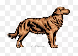 Golden Retriever Royalty Free Vector Clip Art Illustration ClipartFlare.com 