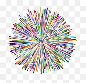 12 Firework Vector Clear Background Images - Colorful Fireworks ClipartFlare.com 