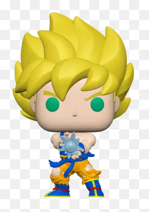 Funko Pop! Dragon Ball Z - Super Saiyan Goku With Kamehameha Wave ClipartFlare.com 