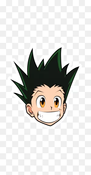 Hunter X Hunter Smiling Gon Freecss Sticker | Anime Printables ClipartFlare.com 