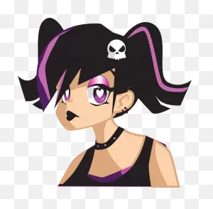 Goth Gal Clipart. Free Download Transparent .png | ClipartFlare